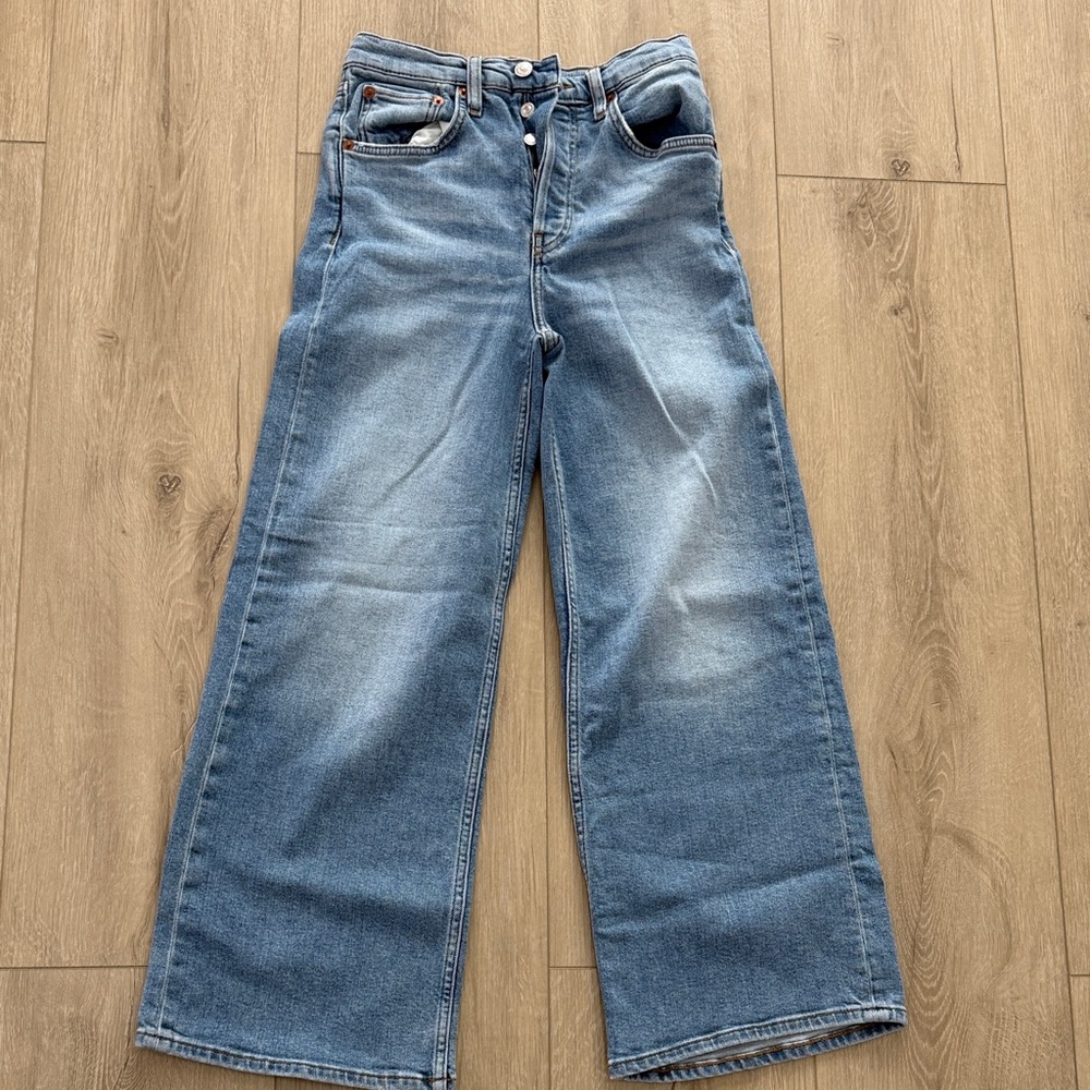 Re/Done Sky Blue Denim Jeans